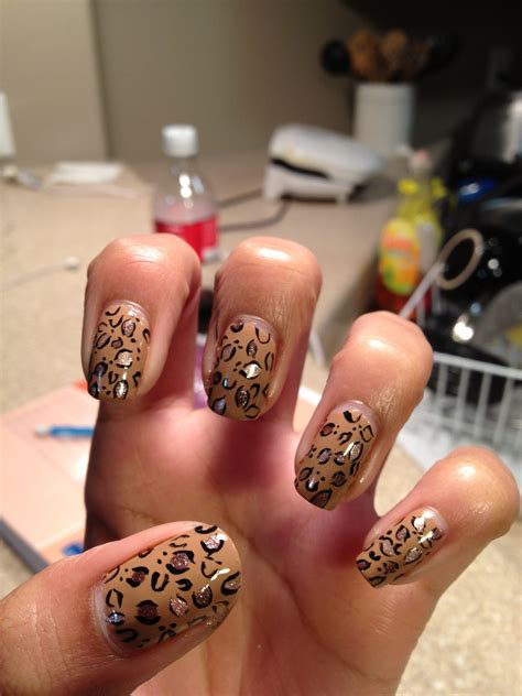 cheetah nail designs|More.